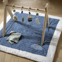 Tapis D'Éveil*Sauthon Baby's Sweet Home Petit Nuage Grand Tapis de Bleu