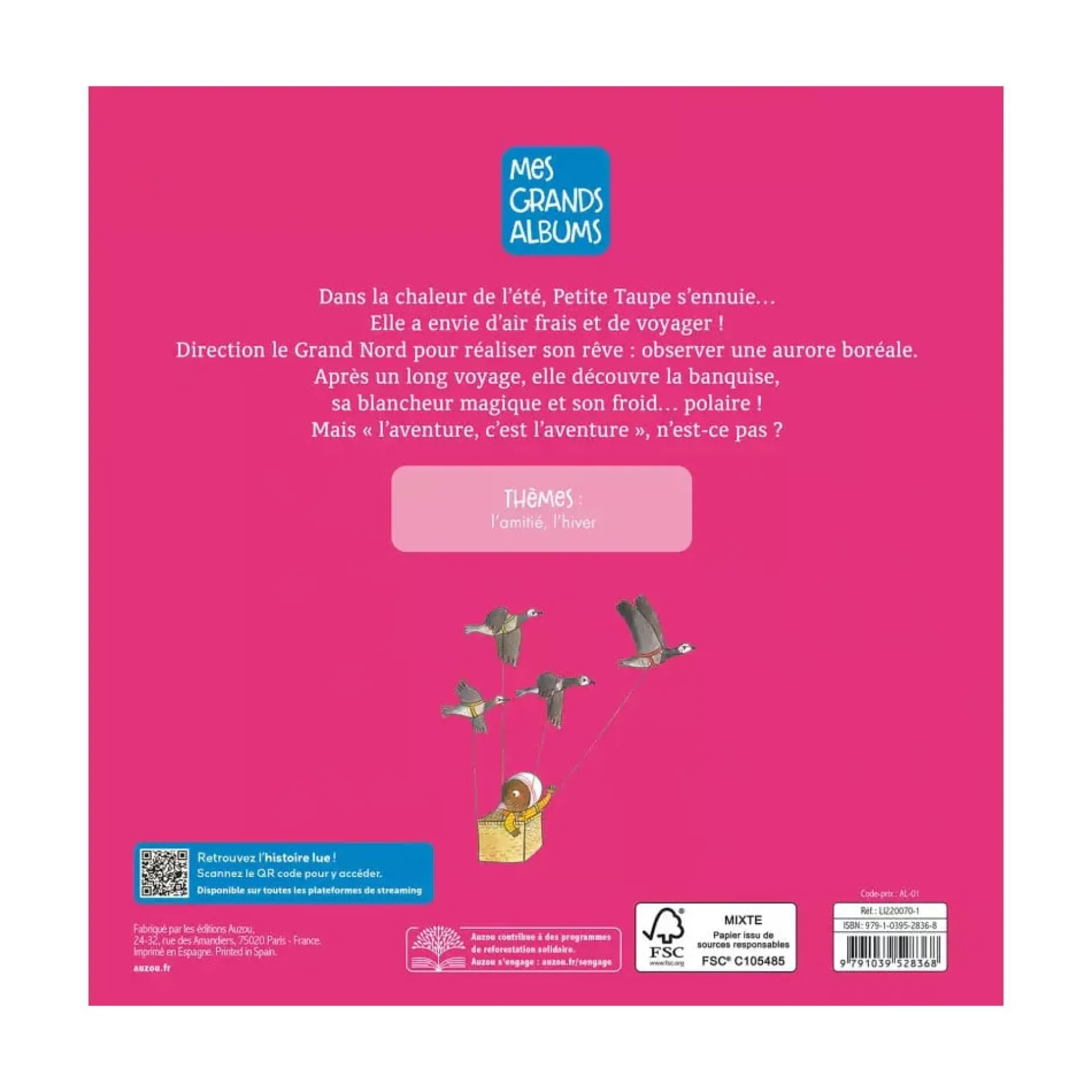 Livres*AUZOU Petite taupe et l'aventure du grand nord de