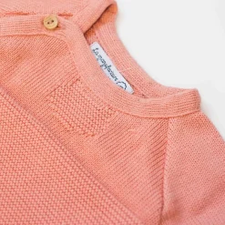 Combinaisons, Salopettes|Combinaisons, Salopettes*La Manufacture de Layette Petits chats Combinaison en tricot de Rose