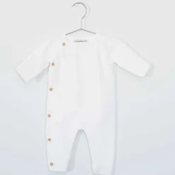 Combinaisons, Salopettes|Combinaisons, Salopettes*La Manufacture de Layette Petits chats Combinaison en tricot de Blanc