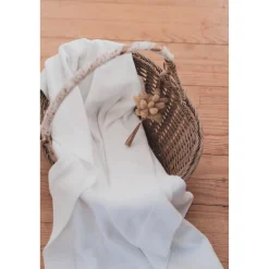 Couvertures*La Manufacture de Layette Petits chats Couverture en tricot de Blanc