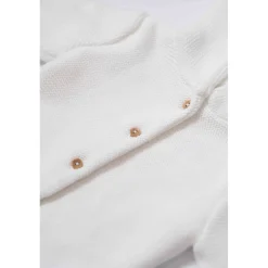 Vestes, Manteaux, Pilotes|Vestes, Manteaux, Pilotes*La Manufacture de Layette Petits chats Manteau en tricot 1 mois de Blanc