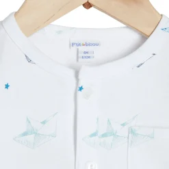 Pantalons, Shorts|T-Shirts, Polos, Chemises*P'tit bisou Plage Ensemble Pantalon + Haut de Paper Boat