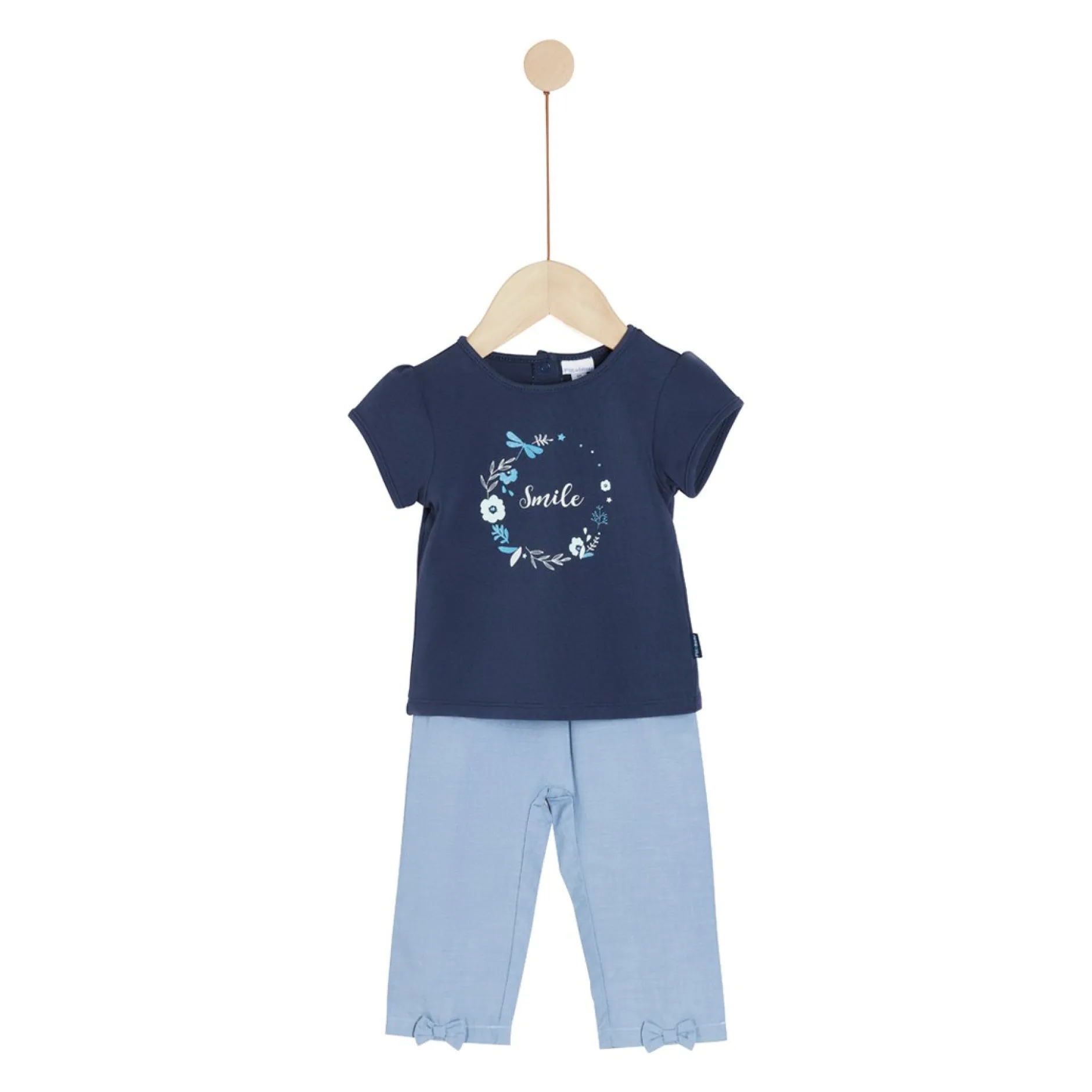 Pantalons, Shorts, Leggings|T-Shirts, Blouses, Chemises*P'tit bisou Plage Ensemble Pantalon + Haut de Sky