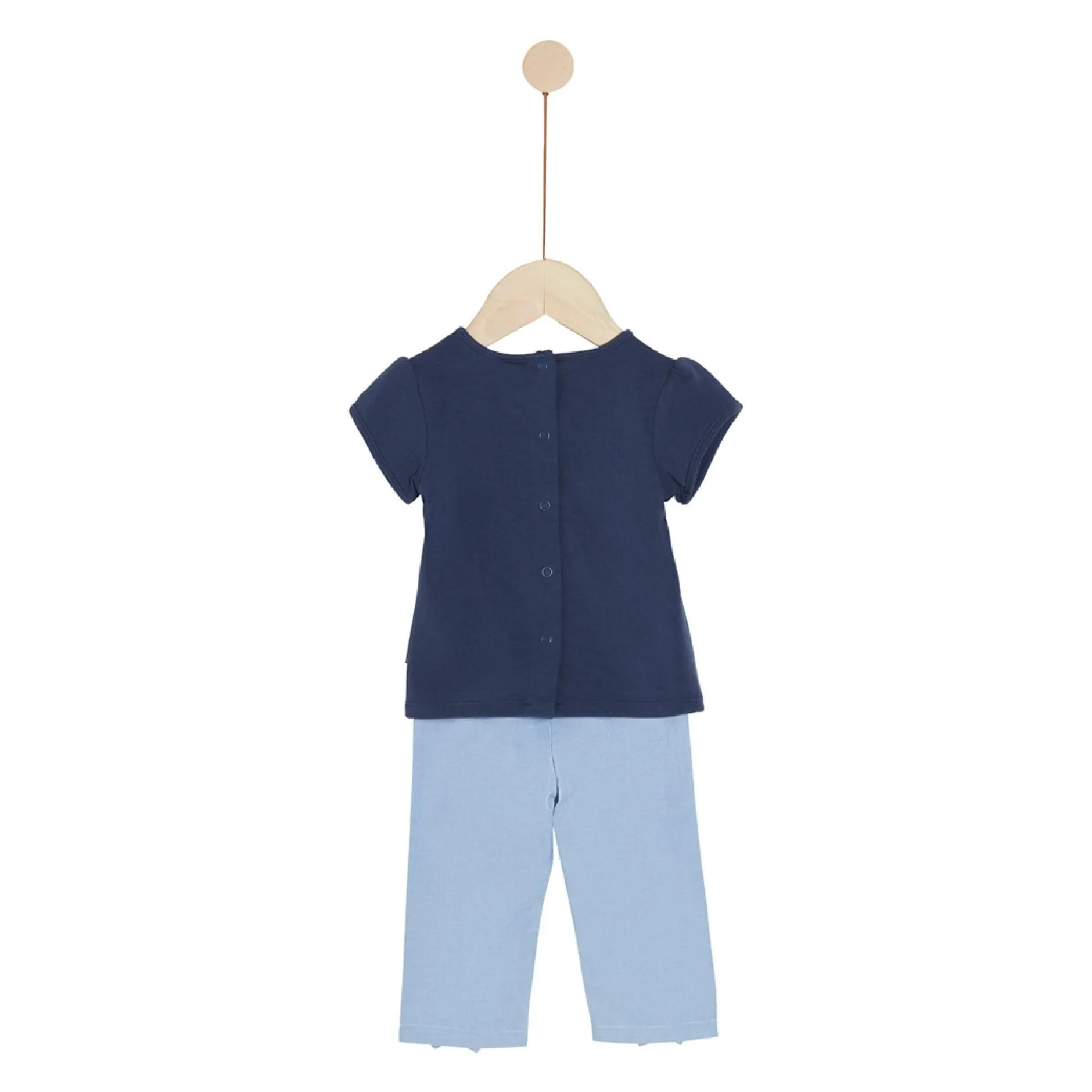 Pantalons, Shorts, Leggings|T-Shirts, Blouses, Chemises*P'tit bisou Plage Ensemble Pantalon + Haut de Sky