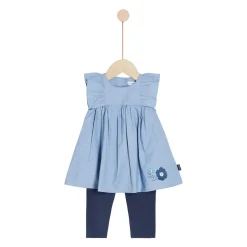 Pantalons, Shorts, Leggings|Robes, Jupes*P'tit bisou Plage Ensemble Robe + Leggings de Sky