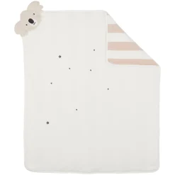 Plaids*Marèse Plaid Petit Koala Taille unique de Écru/Beige