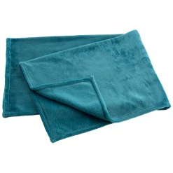 Plaids*Petit à petit Plaid tout doux 70 x 80 cm de Bleu paon