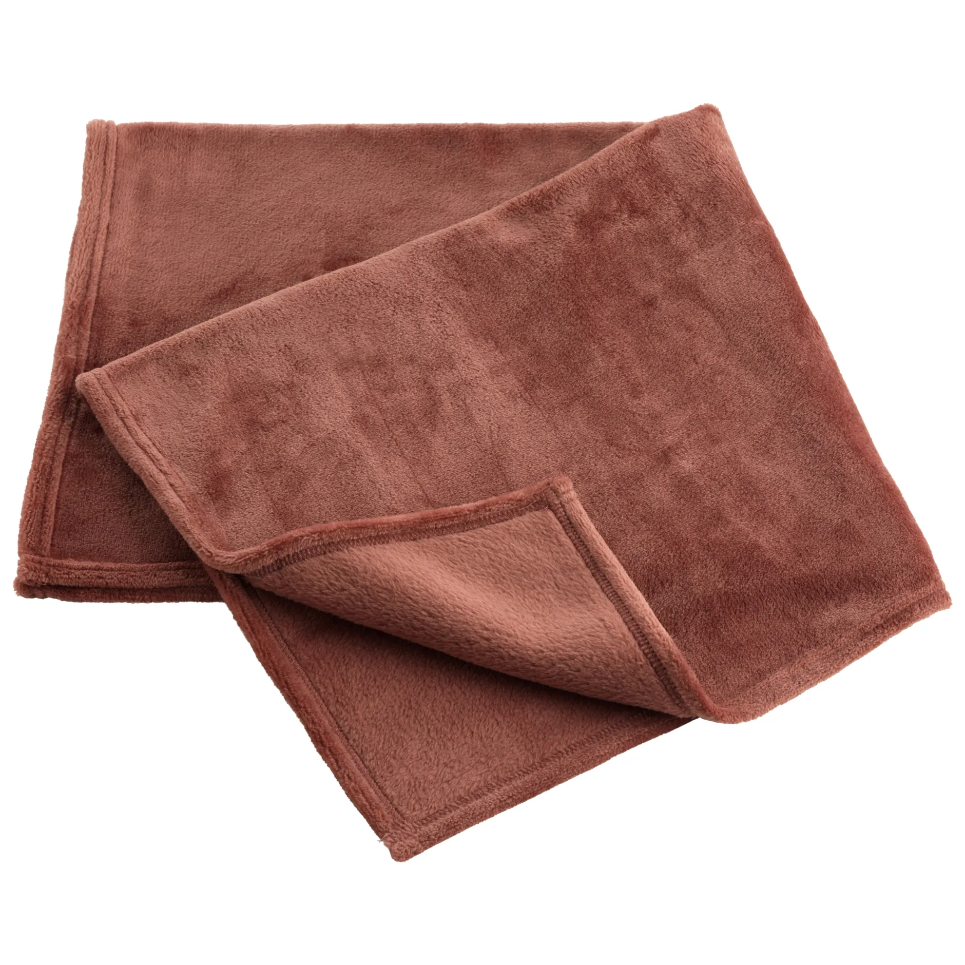 Plaids*Petit à petit Plaid tout doux de Rose framboise