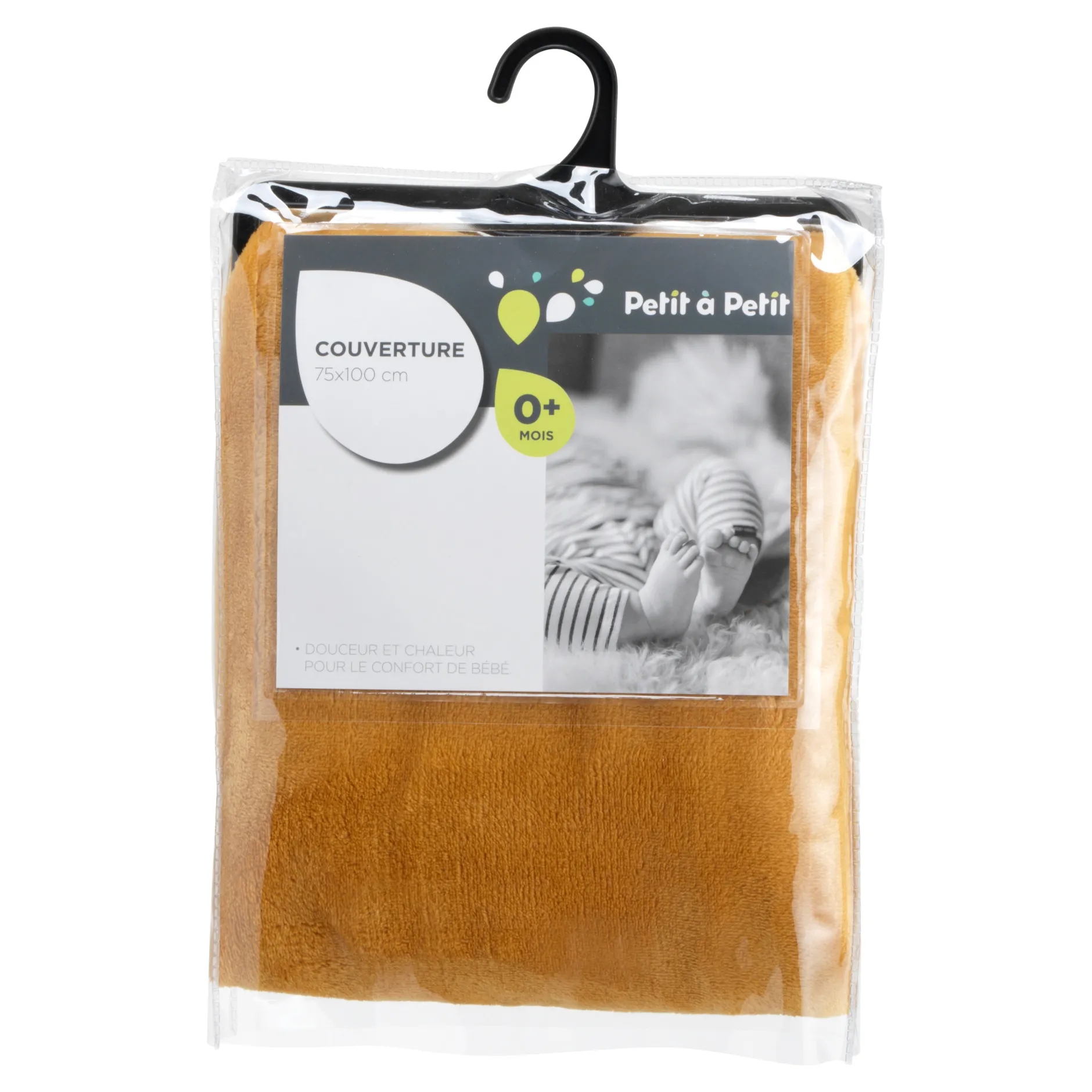 Plaids*Petit à petit Plaid tout doux de Rose framboise