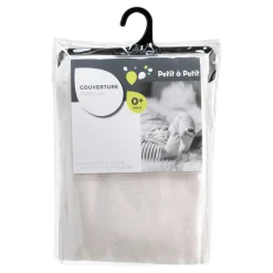 Plaids*Petit à petit Plaid tout doux de Rose framboise