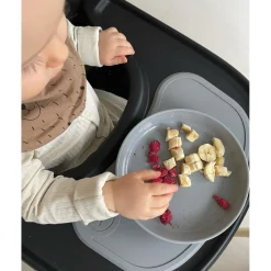 Assiettes*Twistshake Plateau Click Mat mini avec assiette de Bleu