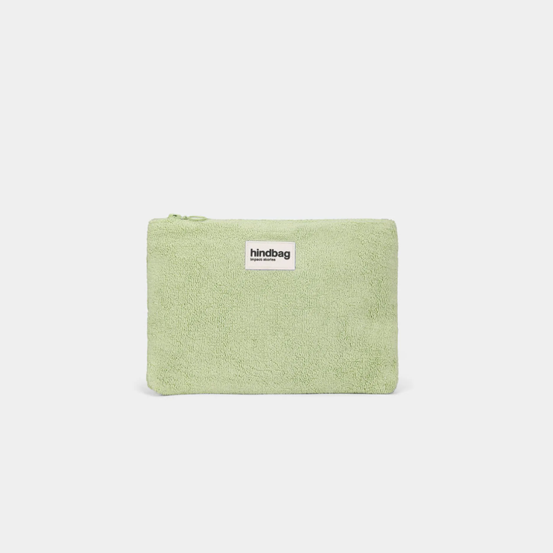 Trousses De Toilette*Hindbag Pochette Ema de Eponge vert amande