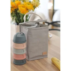 Sac Repas*Béaba Pochette repas Isotherme de Pearl Grey