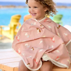 Ponchos*Lässig Poncho de plage anti-UV de Dauphin