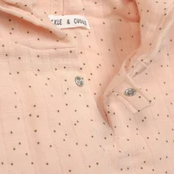 Ponchos*Lässig Poncho mousseline de Pois rose-pêche