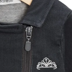 Vestes, Manteaux, Pilotes*Marèse Pop mood Blouson denim de gris anthracite