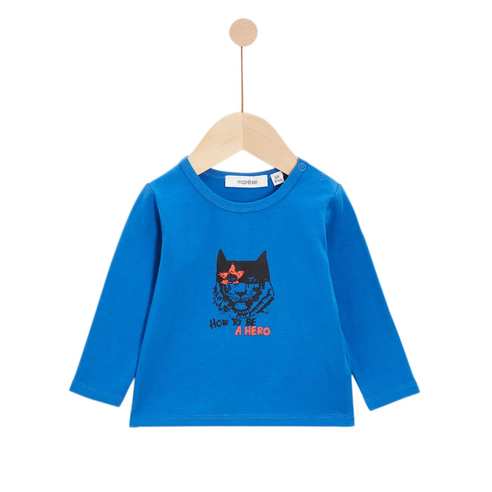 T-Shirts, Polos, Chemises*Marèse Pop mood T-shirt manches longues de bleu électrique