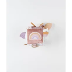 Jouets D'Activités*Noukies Popsie, Gigi & Louli Cube d'activités Veloudoux de Rose poudré