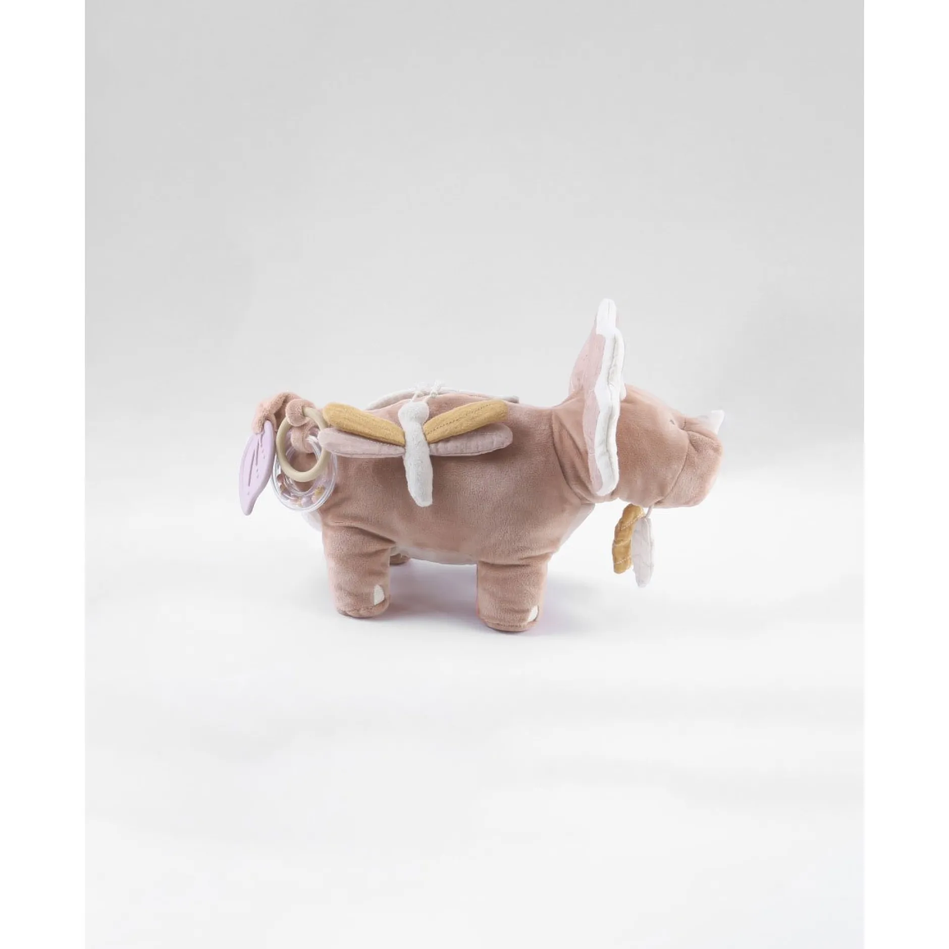 Jouets D'Activités*Noukies Popsie, Gigi & Louli Peluche d'activités Popsie Veloudoux de Rose poudré