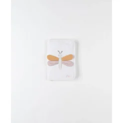 Protège-Carnet De Santé*Noukies Popsie, Gigi & Louli Protège carnet de santé libellule Jersey de ecru