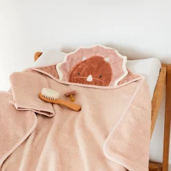 Sorties De Bain*Noukies Popsie, Gigi & Louli Set de bain éponge de Rose