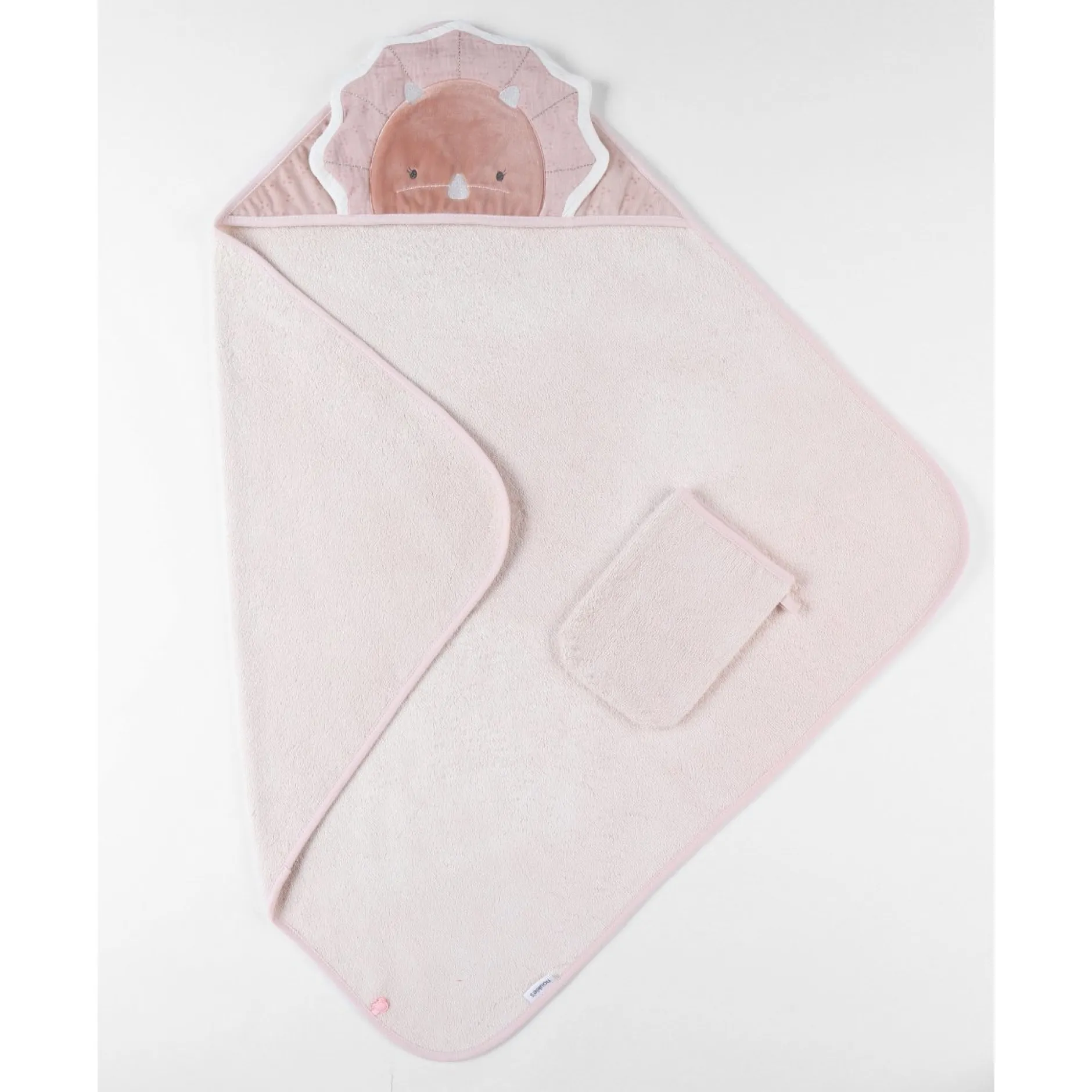 Sorties De Bain*Noukies Popsie, Gigi & Louli Set de bain éponge de Rose