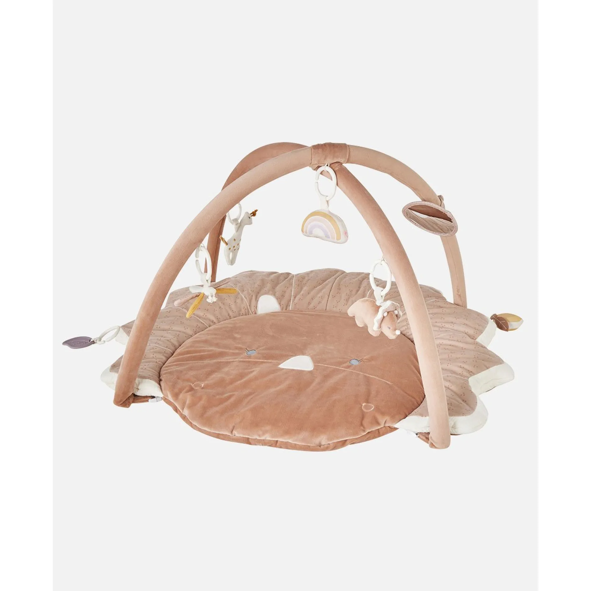 Tapis D'Éveil*Noukies Popsie, Gigi & Louli Tapis d'éveil Popsie Veloudoux de Rose poudré