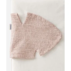 Tapis D'Éveil*Noukies Popsie, Gigi & Louli Tapis d'activités / Tapis de parc Popsie mousseline 75 x 95 cm de Écru/Rose