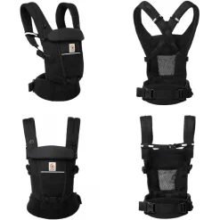 Porte Bébé Dorsal|Porte Bébé Ventral*Ergobaby Porte-bébé Adapt Soft Flex Mesh de Noir Onyx