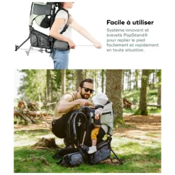 Tout Pour Vos Balades|Porte Bébé Dorsal*Babymoov Porte-bébé de randonnée Moov & Hike de Sauge