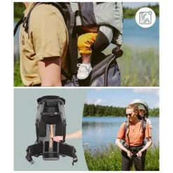 Tout Pour Vos Balades|Porte Bébé Dorsal*Babymoov Porte-bébé de randonnée Moov & Hike de Sauge