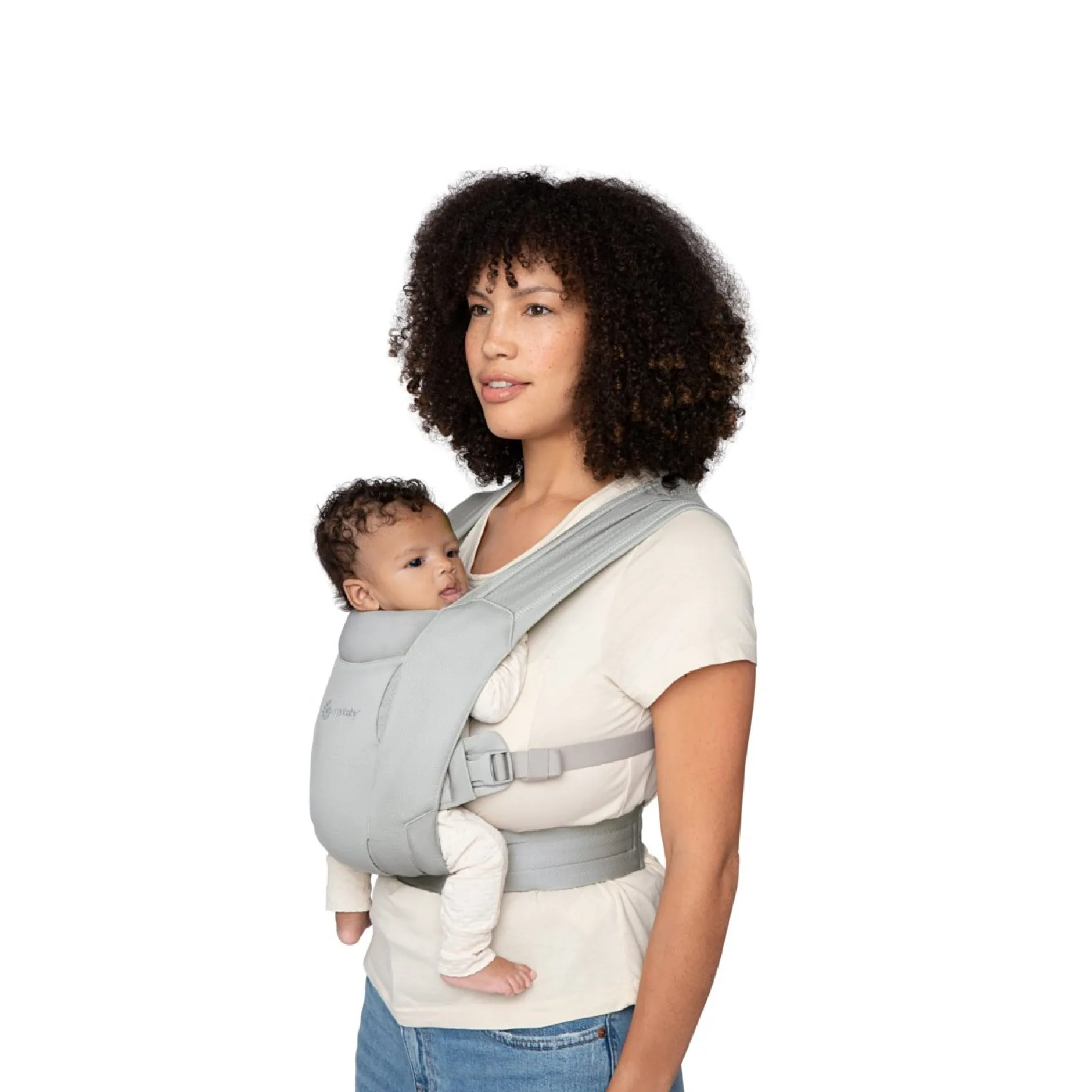Porte Bébé Ventral|Tout Pour Vos Balades*Ergobaby Porte-Bébé Embrace Mesh Soft Air de Gris clair