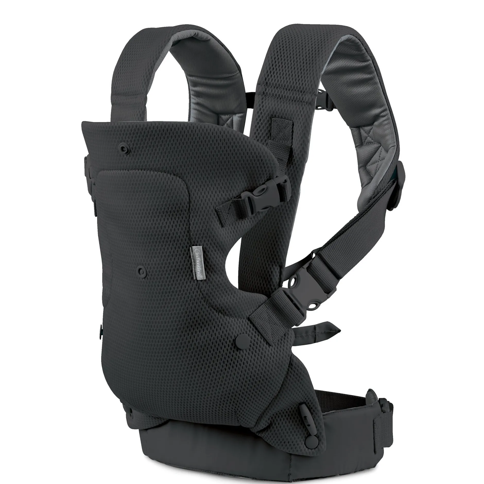 Tout Pour Vos Balades|Porte Bébé Dorsal*Infantino Porte-bébé Flip 4 en 1 Convertible Air de Gris