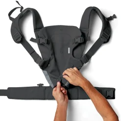 Tout Pour Vos Balades|Porte Bébé Dorsal*Infantino Porte-bébé Flip 4 en 1 Convertible Air de Gris