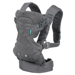 Tout Pour Vos Balades|Porte Bébé Dorsal*Infantino Porte-bébé Flip Ergo 4 en 1 de Gris