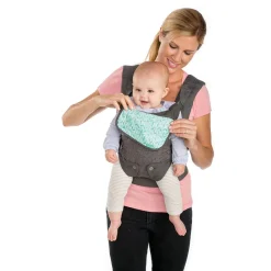 Tout Pour Vos Balades|Porte Bébé Dorsal*Infantino Porte-bébé Flip Ergo 4 en 1 de Gris