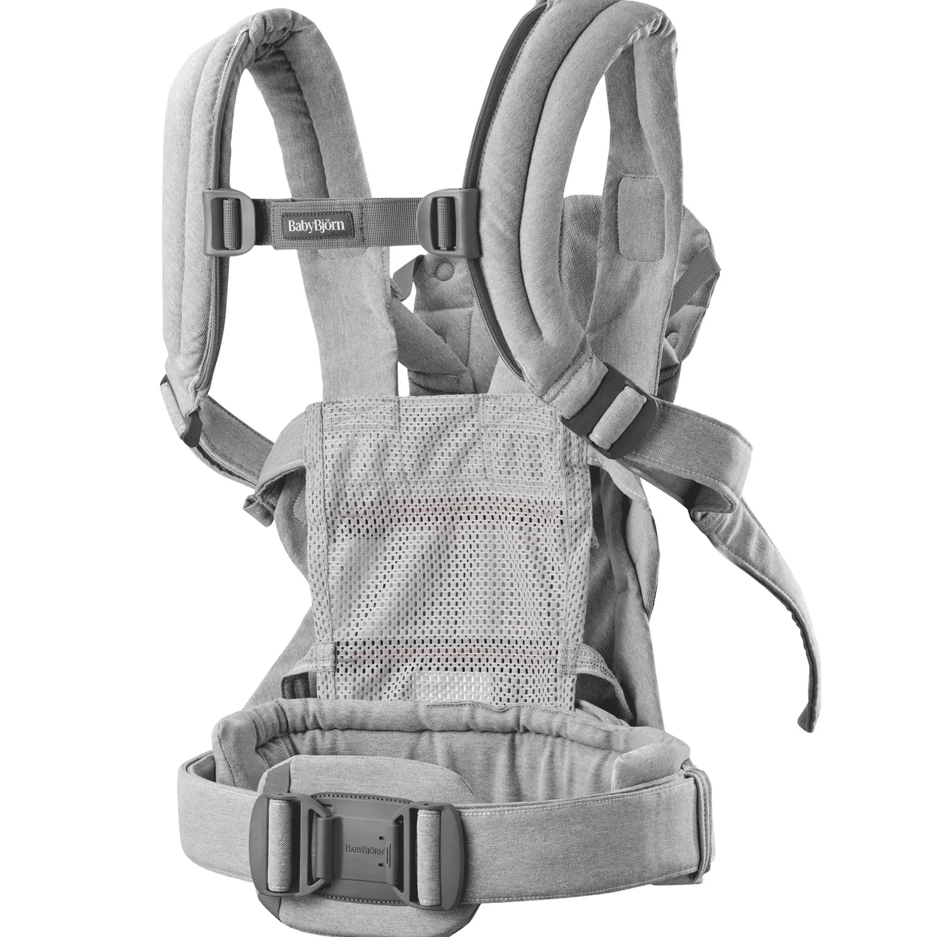 Tout Pour Vos Balades|Porte Bébé Dorsal*BabyBjörn Porte-bébé Harmony de Tissé chiné / gris clair