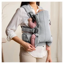 Tout Pour Vos Balades|Porte Bébé Dorsal*BabyBjörn Porte-bébé Harmony de Tissé chiné / gris clair