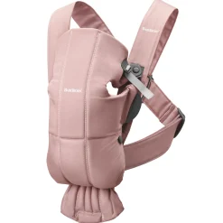 Tout Pour Vos Balades|Porte Bébé Ventral*BabyBjörn Porte-bébé Mini de Rose Poudré