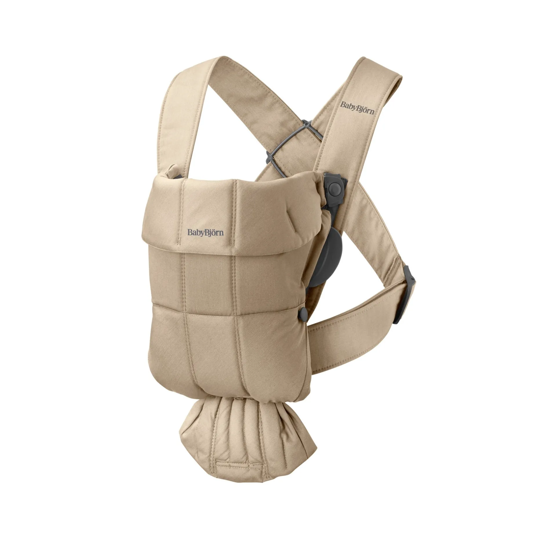 Tout Pour Vos Balades|Porte Bébé Ventral*BabyBjörn Porte-bébé Mini de Tissé Beige