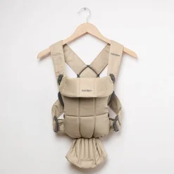 Tout Pour Vos Balades|Porte Bébé Ventral*BabyBjörn Porte-bébé Mini de Tissé Beige