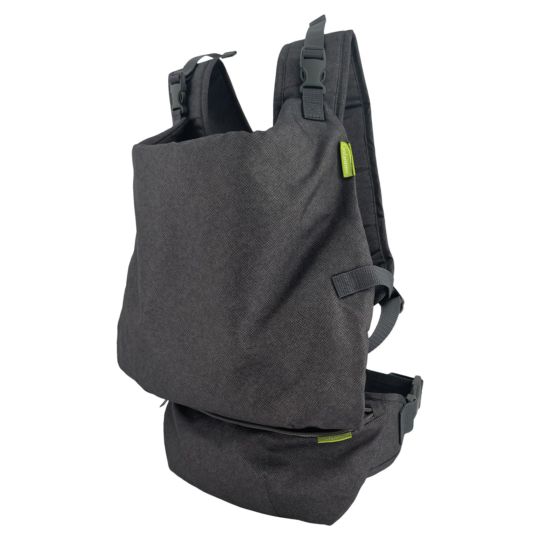 Tout Pour Vos Balades|Porte Bébé Dorsal*Infantino Porte-bébé Nomade Fold n Go de Gris
