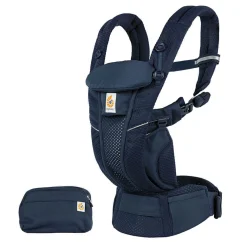 Porte Bébé Dorsal|Porte Bébé Ventral*Ergobaby Porte-bébé Omni Breeze de Bleu Nuit