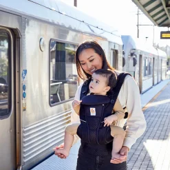 Porte Bébé Dorsal|Porte Bébé Ventral*Ergobaby Porte-bébé Omni Breeze de Noir Onyx