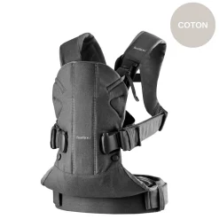 Porte Bébé Dorsal|Porte Bébé Ventral*BabyBjörn Porte-bébé One de Gris denim / foncé cotton mix