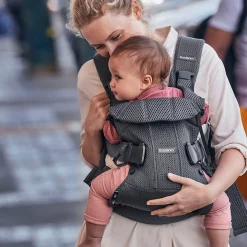 Porte Bébé Dorsal|Porte Bébé Ventral*BabyBjörn Porte-bébé One Air de Anthracite Mesh 3D