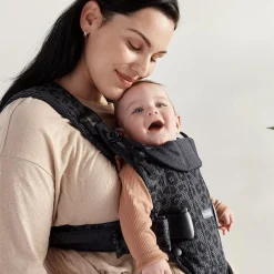 Porte Bébé Dorsal|Porte Bébé Ventral*BabyBjörn Porte-bébé One Air de Anthracite Léopard Mesh 3D