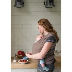 Porte Bébé Ventral|Tout Pour Vos Balades*Babylonia Porte-bébé Tricot Slen de Organic Camel