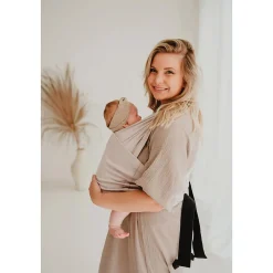 Porte Bébé Ventral|Tout Pour Vos Balades*Babylonia Porte-bébé Tricot-Easy de Warm Sand